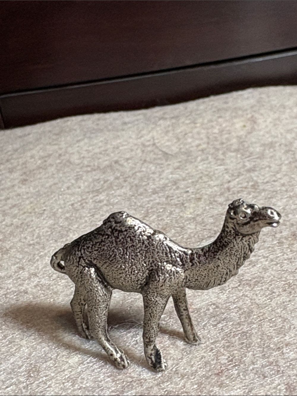 Pewter-Camel Decorative Silver Figurine - Home Accents